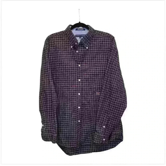 Tommy Hilfiger Other - Tommy Hilfiger Men's XL Plaid Long Sleeve Button-Up Shirt Multicolor